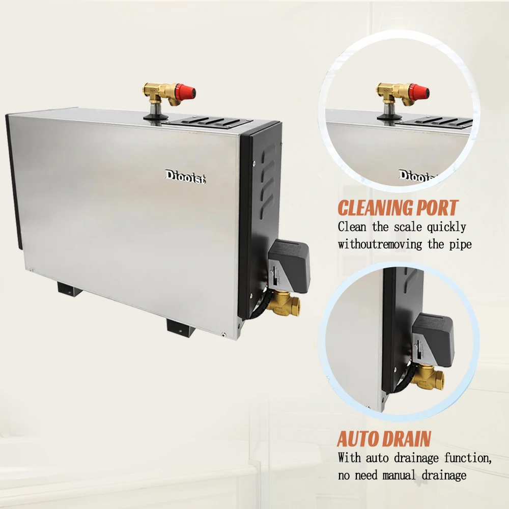 Smart Home Sauna And Steam Bath Room Induction Steam Generator