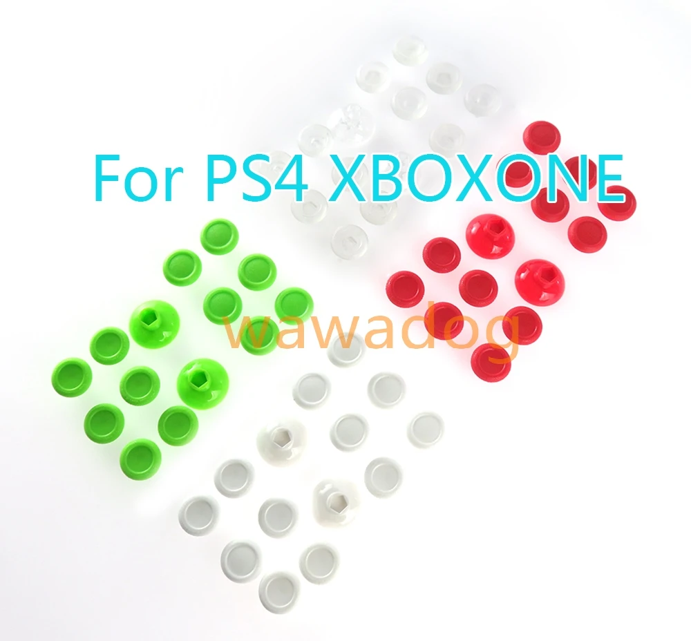 

8 комплектов 14 в 1 кнопок для PS4, тонкая ручка, рокерная крышка, разделенная кнопка с грибовидной головкой для Xbox One, нескользящие колпачки для ручки для большого пальца