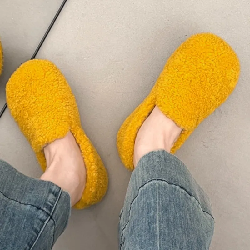 

New Women's Fashion Suede Casual Flat Shoes 2025 Brand Designer High-Quality Soft-Soled Non-Slip Women's Loafers Sizes 35-40