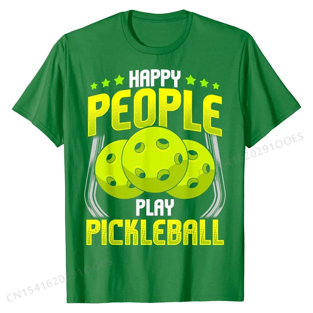 Happy People Play Pickleball Funny Quotes Men Women T-Shirt Unique T Shirts for Men Cotton Tops T Shirt Design New