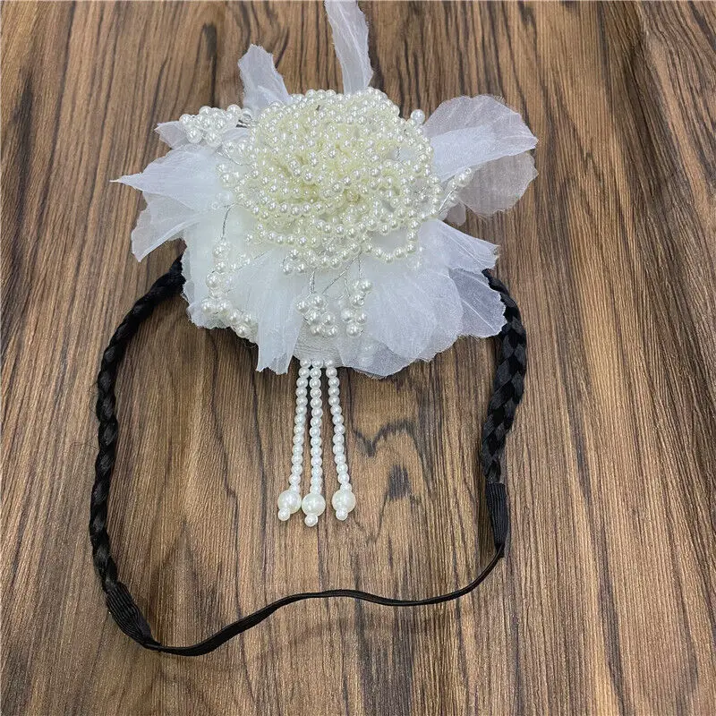 Traditional Headwear Flower with tassels Hanbok Performance Hairbands Hair Girls Stage Wear Women Hair Accessories