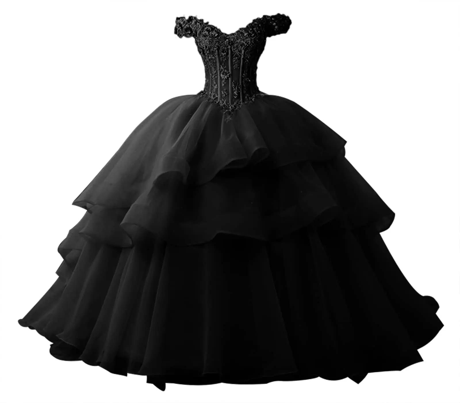 Nieuwe Kant Quinceanera Jurken Baljurk Ruches Elegant Uit De Schouder Avondjurk Lange Prom Vestidos De Quinceañera 2022