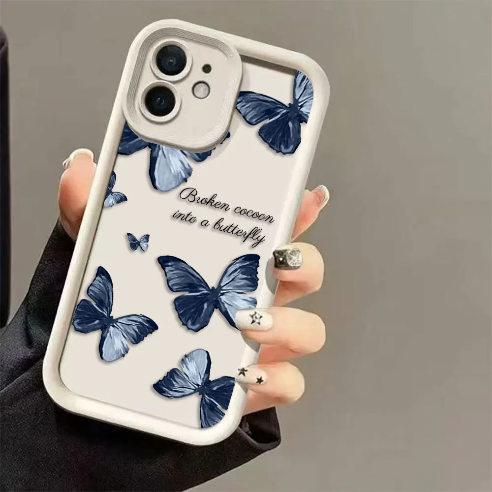 Bella Retro Farfalla Cassa Del Telefono Per MOTO G9 G22 G24 G30 G32 G52 G53 G54 G60 G75 G84 G85 E22 E32 E40 EDGE 40 50 60E TPU caso