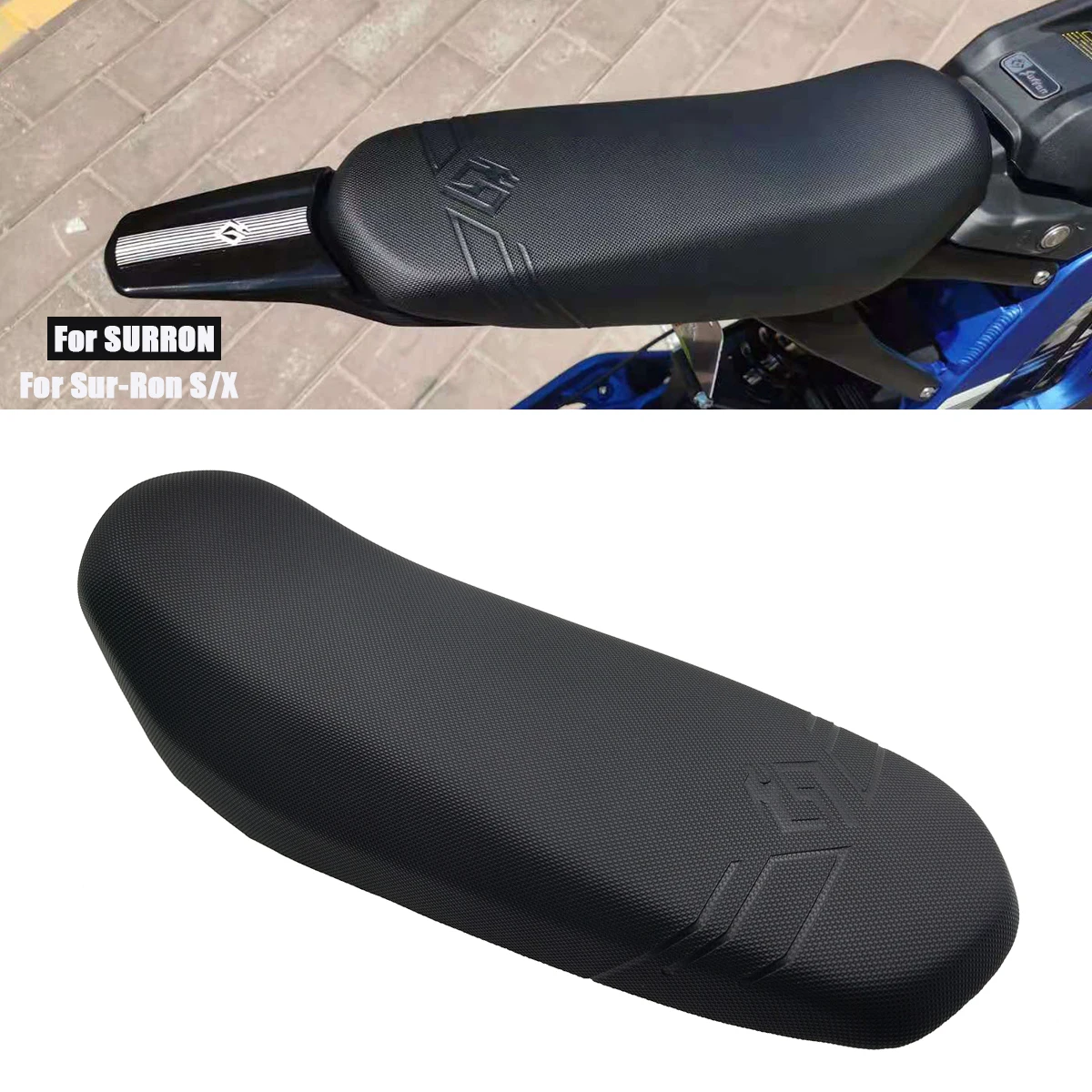 

Electric Motocross Seat Cushion Leather Waterproof Rear Seat Original Parts for Sur Ron Sur-Ron Surron Light Bee X & Light Bee S