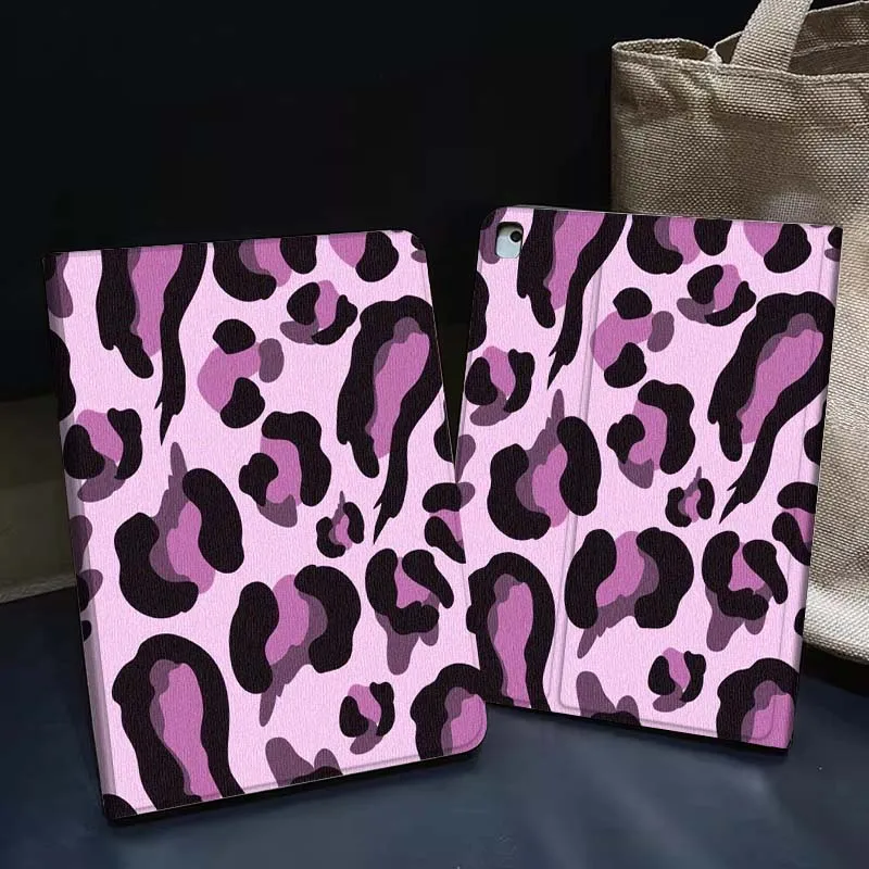 

Leopard Pattern Art For iPad Pro Air 5th 6th 7th 13 M3 M4 M5 12.9 13.3 inch 2017 2022 2024 2025 Tablet Case