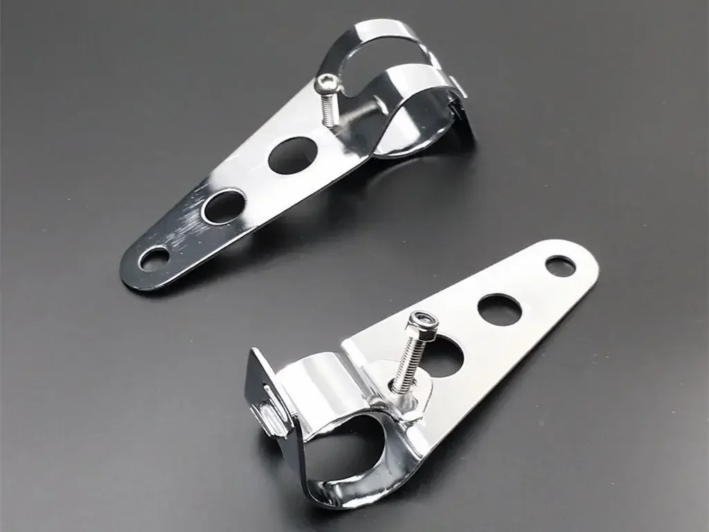 

28-43mm Headlight Fork Ear Mount Bracket For Harley Honda Kawasaki Suzuki Yamaha