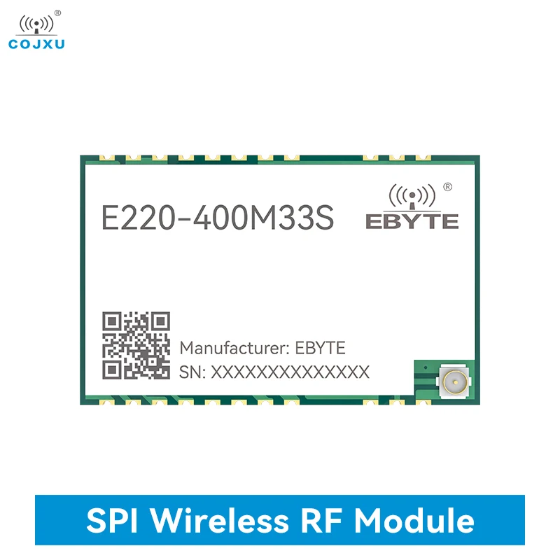 

433/470MHz LLCC68 SPI LoRa Spread Spectrum Module 33dBm 2W COJXU E220-400M33S 16km IPEX Stamp Hole PA LNA RF SMD Module