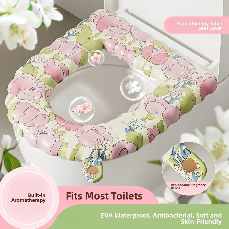 waterproof-toilet-cushion-adhesive-four-seasons-universal-washable-toilet-mat-home-bathroom-stool-ring-plastic-material