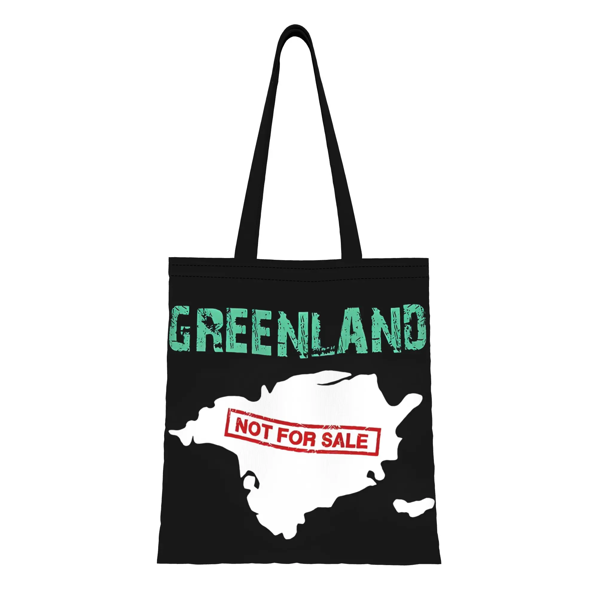 

Холщовая сумка-тоут из Гренландии, 1 шт., не для продажи, без застежек, можно стирать вручную, прочная холщовая ткань