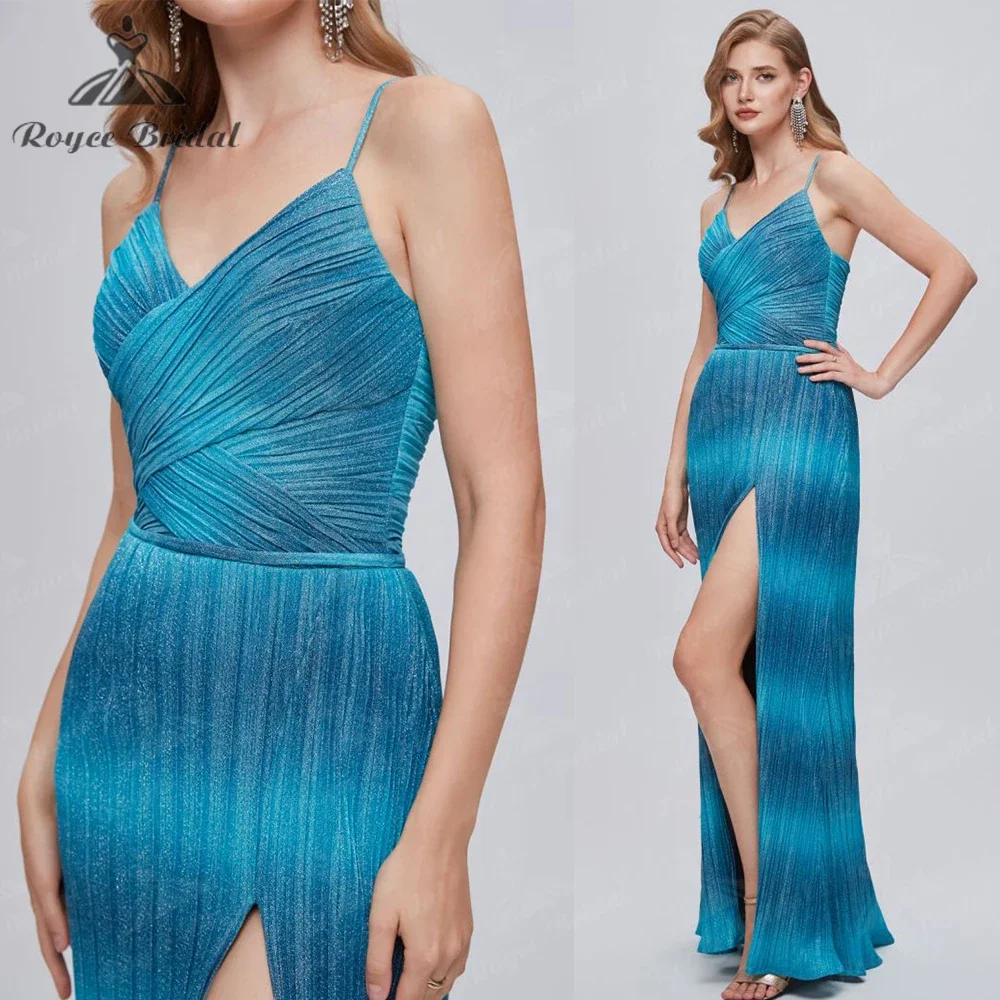 

Сексуальное вечернее платье с разрезом на бретельках, длинное роскошное элегантное вечернее платье длиной до пола для женщин, robe de soiree, коктейльное платье