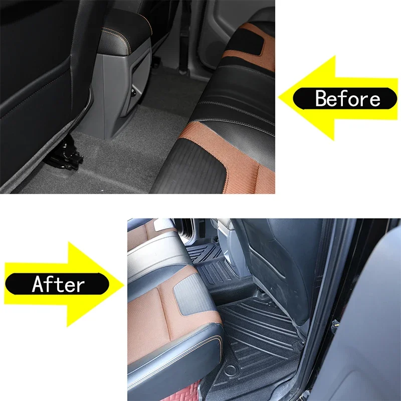 New!!! 3pcs For Ford Ranger Wildtrak 2017-2020 TPE 5-seater pickup truck Custom Car Floor Mats Car styling Car Accessories fast