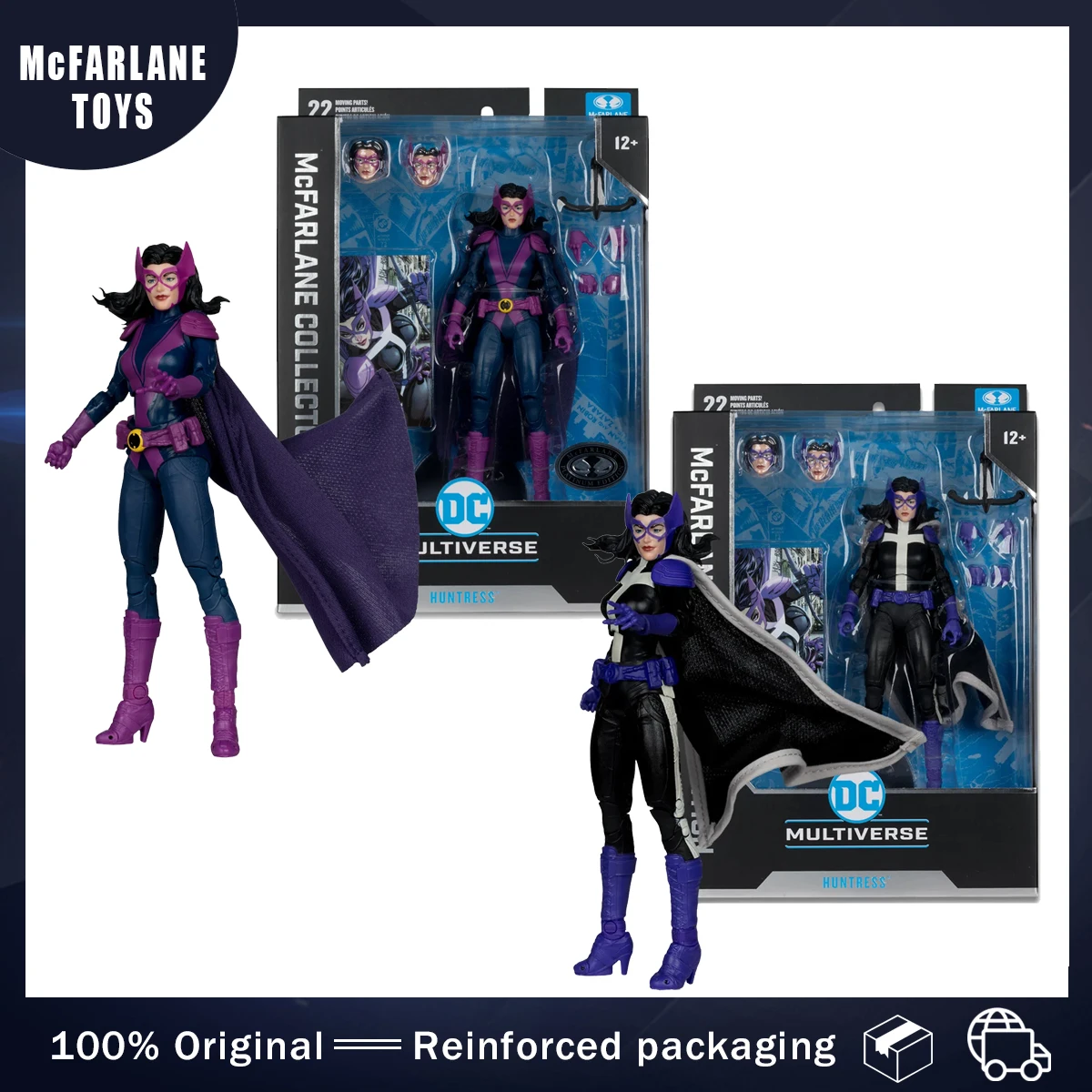 7 pulgadas McFarlane Toy Huntress edición coleccionista modelo de figura de acción colección ornamento pasatiempos juguetes regalo