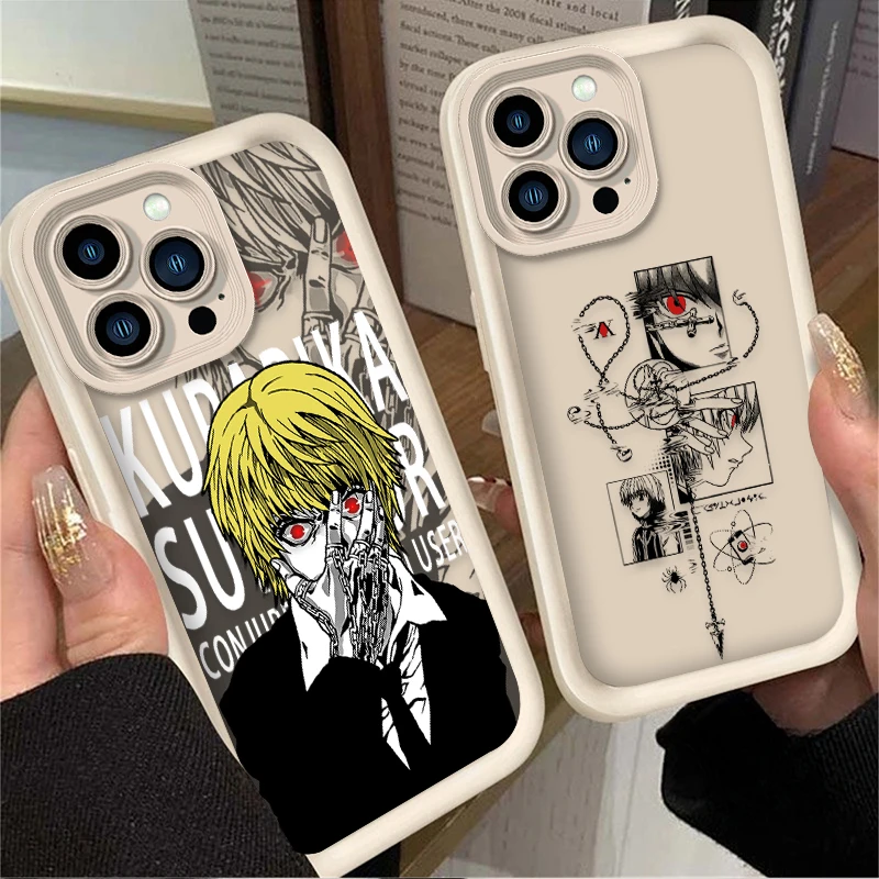 Hunter Cool Kurapika Phone Case For iPhone 17 Air 16 16E 15 14 13 12 11 Pro Max X XS X S Max XR SE 2020 SE4 7 8 Silicone Cover