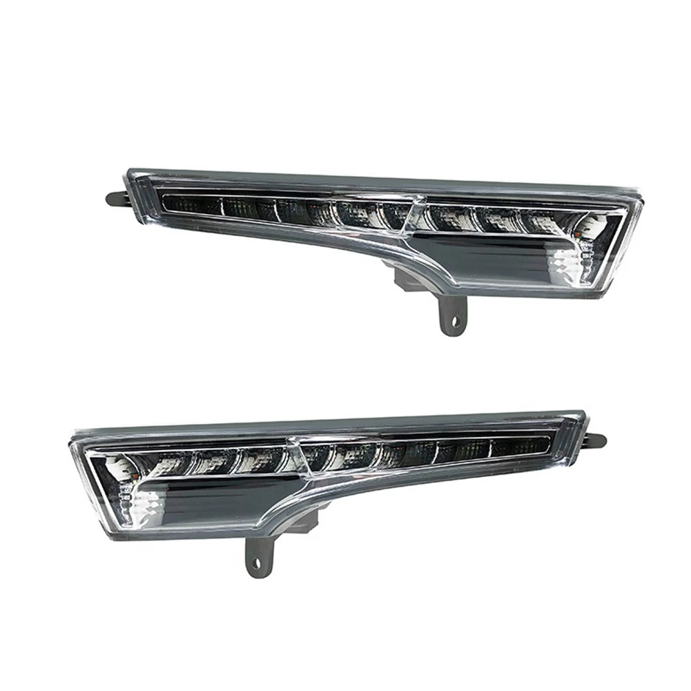 

Янтарные указатели поворота, синие низкие светодиодные дневные ходовые огни в сборе для Nissan Teana Altima 2013-2015, белые DRL