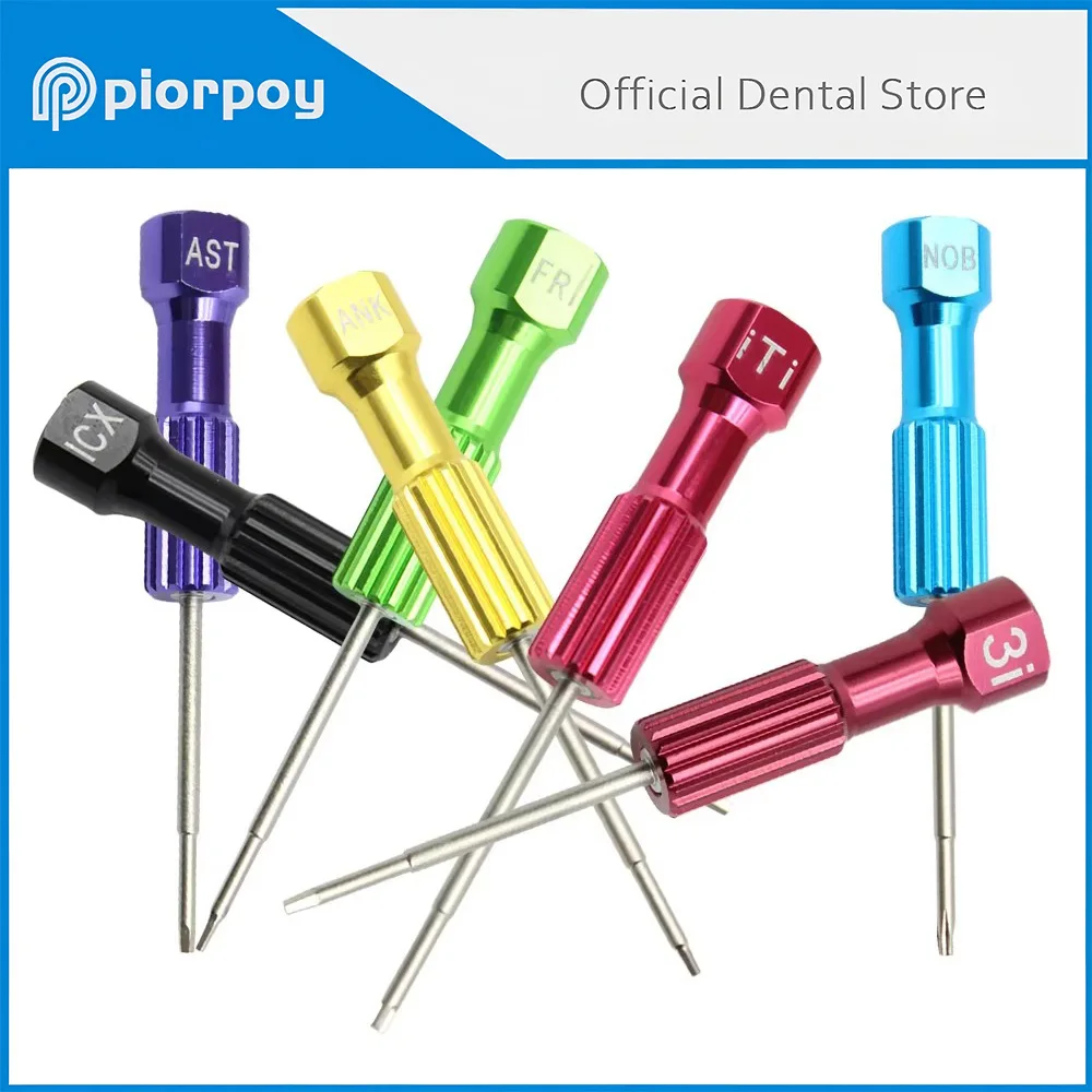 

PIORPOY 1Pc Dentistry Instrument Dental Stainless Steel Implant Screw Driver Tool Handle Micro Screwdriver Dentista Products