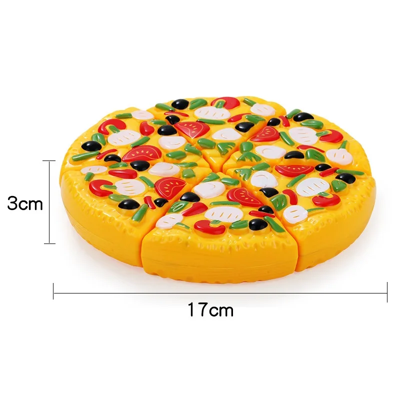 Kinderspielzeug Familiensimulation Obst und Gemüse können Pizza geschnitten werden Kindergarten geschnittenes Obstspielzeug Kirschspielzeug