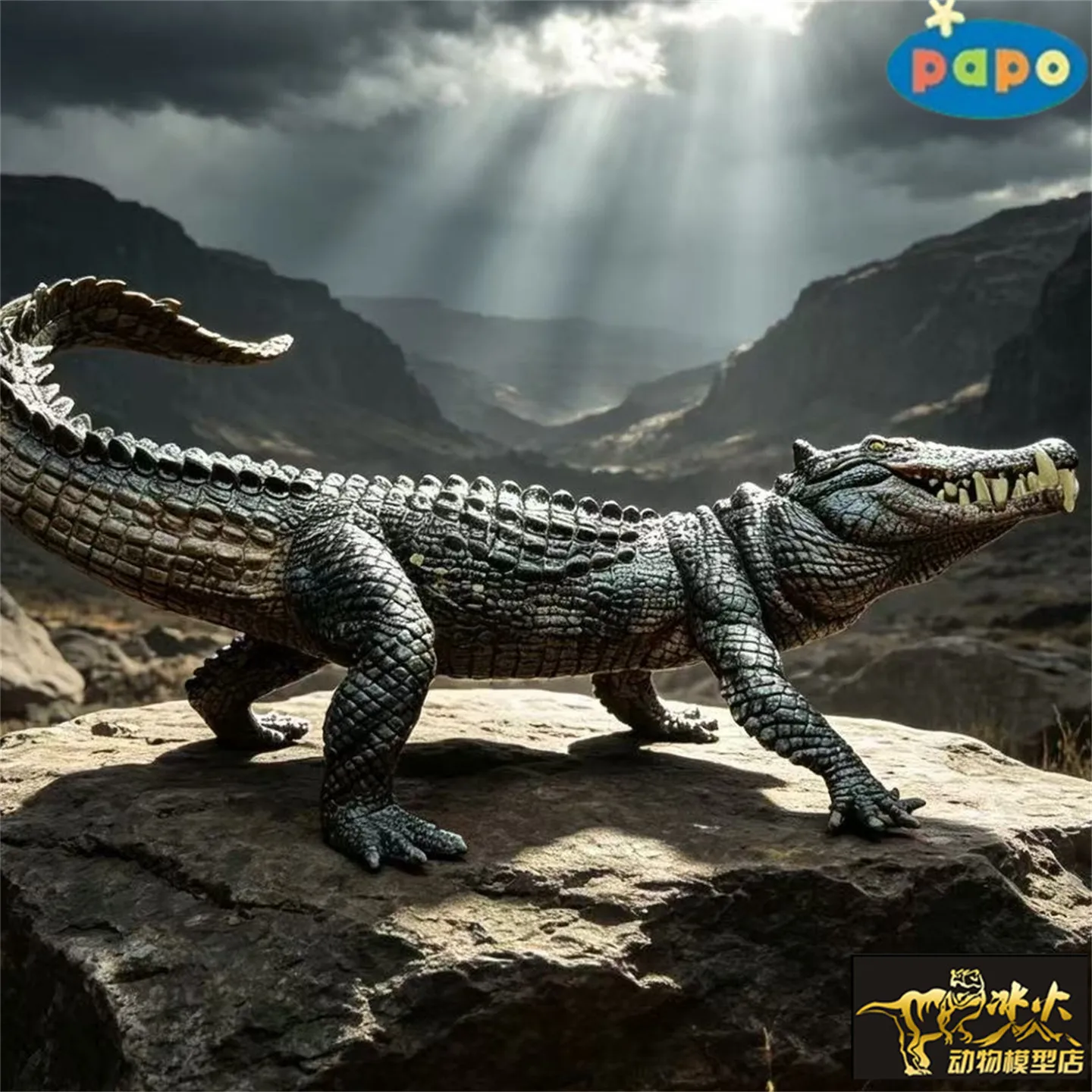 

PAPO Jurassic Wild Boar Crocodile 55056 Dinosaur Boys and Girls Adult Collection Decoration Model Toys in Stock