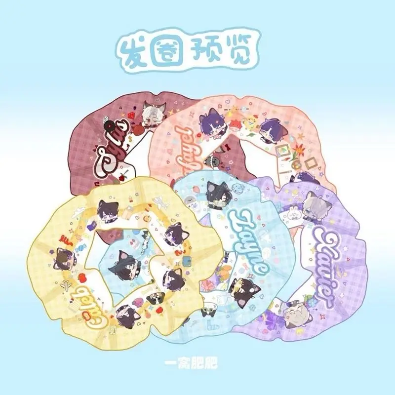 الحب في الفضاء العميق، يعمل المروحة بواسطة تشى يو شين شينغ هوي لي شين تشين تشي، ربطات الشعر، إكسسوارات الشعر، زهور الشعر وحبال الشعر