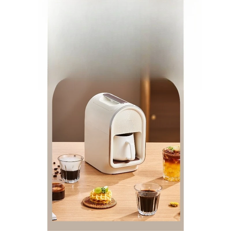 Small coffee machine home small Italian semi-automatic office all-in-one machine American hand grinding and boiling