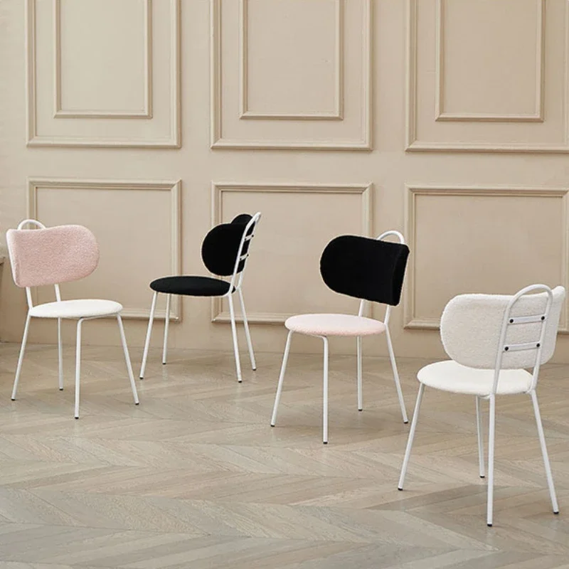 

Dining Table Chairs Folding Room Cafe Chair Living Foldable Kitchen Furniture Accent Bar Stool Velvet Designer Relaxing Low Wood