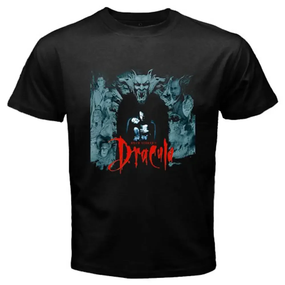 New Bram Stoker's Dracula 90's Horror Movie Men's Black T-Shirt Size S to 5XL