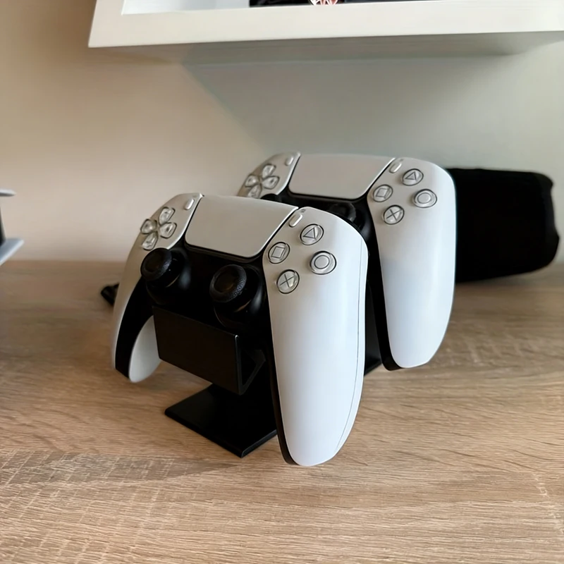 1PCS For PS5 / Xbox Controller Holder 2-In-1 Game Controller Storage Rack Controller And Headphone Desktop Storage Organizer