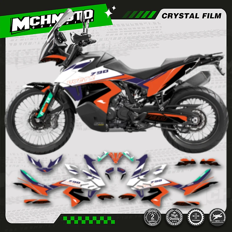 

MCHMFG for KTM 2019 2020 2021 2022 ADV790 R Custom Team Motorcycle Graphics Background Decals Stickers