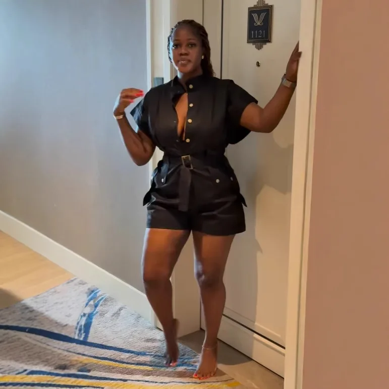 Tute corte da donna Pagliaccetti senza maniche Colletto rovesciato Tute cargo solide Tasche sottili monopetto Stile Safari impiombato