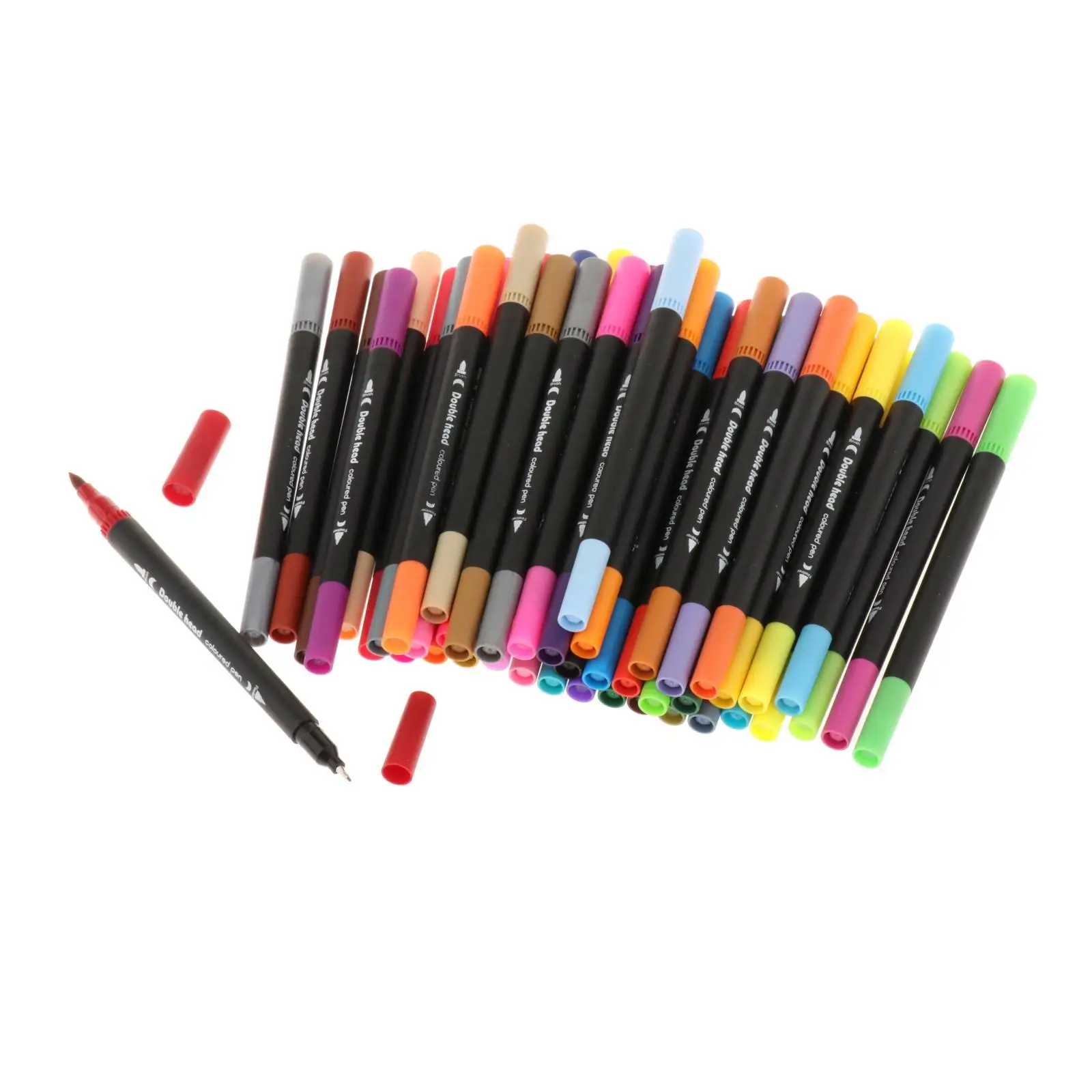 Podwójna końcówka pędzelek do zdobień gładkie markery malarskie kolor pisaki zestaw długopisów akwareli