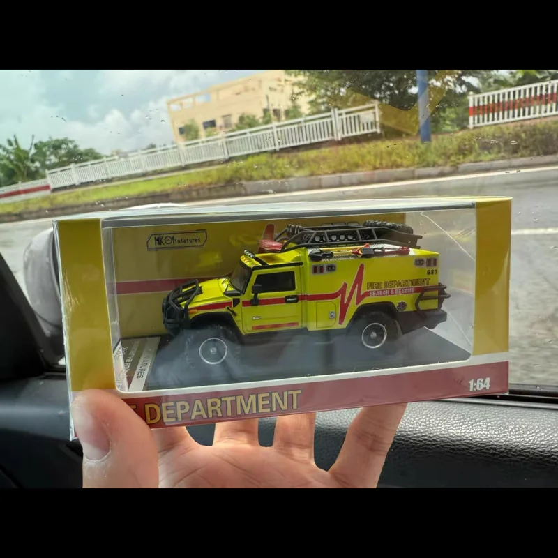 جديد في المخزون Mk المنمنمات 1:64 هامر H2 سيارة إسعاف سبيكة مصغرة دييكاست نموذج Apa Xpo 2025 اسئلة نموذج سيارة لعب الاطفال هدية
