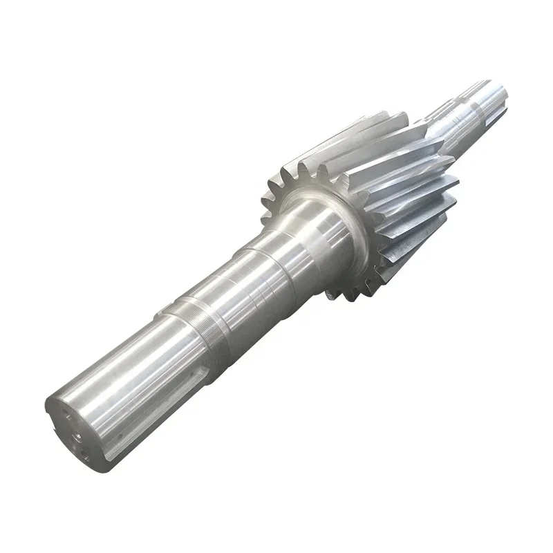 

OEM Factory gear shaft custom forging pinion shaft high quality large module helical gear shaft