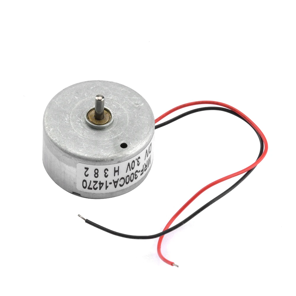 DC 3V 4.5V 5V 6V DC Motor Micro 300 Solar Motor For DIY Toys Solar Panel Hobby Toys Motor Type 300 2 Wire