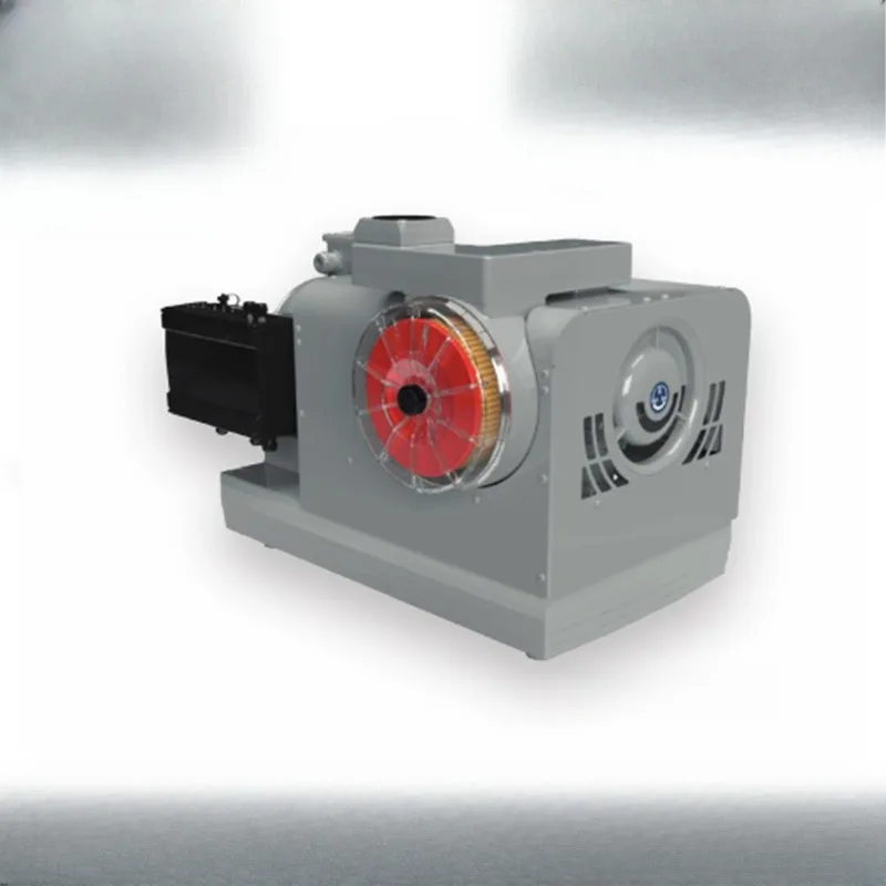 Vacuum pump, dry and contactless compressed air cooling Compact oil-free exhaust