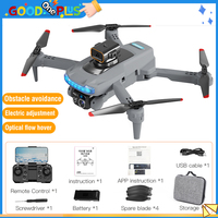 P15 Drone 4K Dual Camera Uav Rc Drones Remote Control Quadcopter Obstacle Avoidance Aircraft Optical Flow Fixed Height Toy