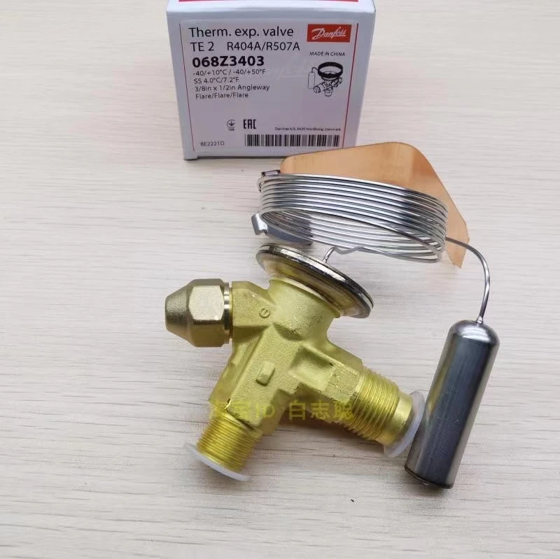 For Original Danfoss expansion valve TES2 TE2 air conditioning/cold storage expansion valve 068Z3403 refrigerant R404A