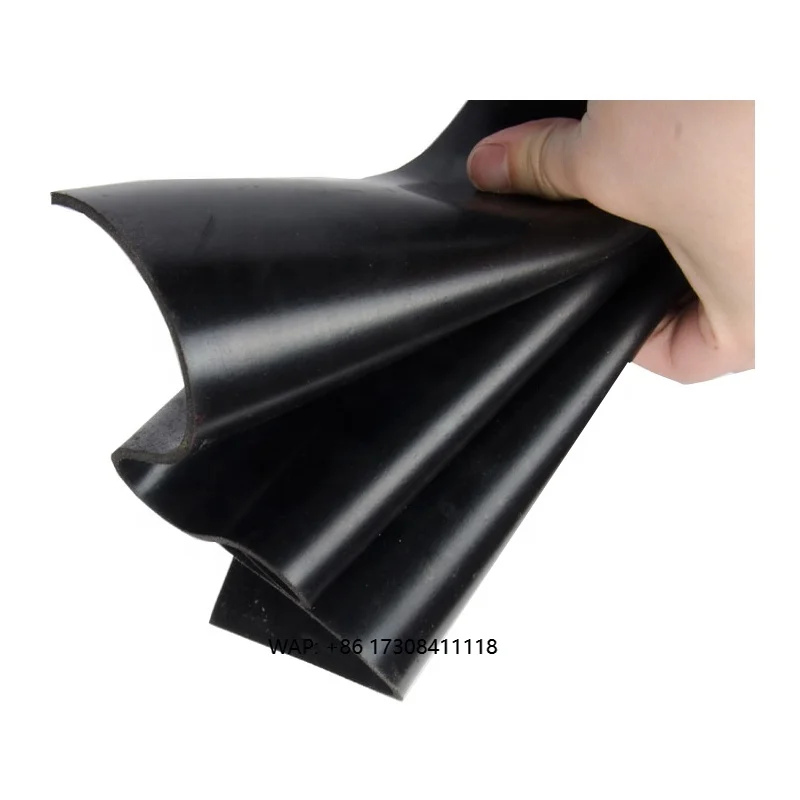 Custom Black High Tearing Strength Fire Corrosion Resistant Silicone Rubber Sheet Roll