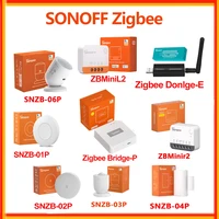 SONOFF Zigbee Bridge PRO ZBBridge Dongle-E SNZB01P SNZB02P SNZB03P SNZB04P SNZB06P Sensor ZBmini L2 ZBMinir2 Zigbee interruptor inteligente