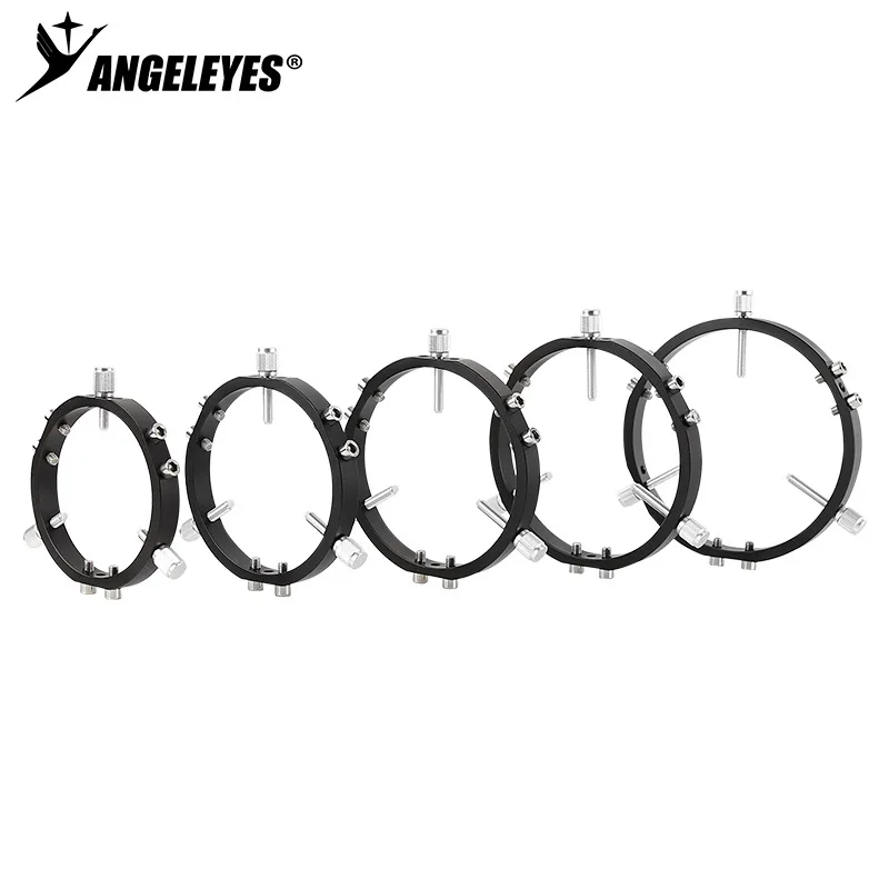 Фиксированное кольцо для фотосъемки Angeleye 90/100/110/120/130 мм, трехточечный черный астрономический телескоп, аксессуары для фотосъемки