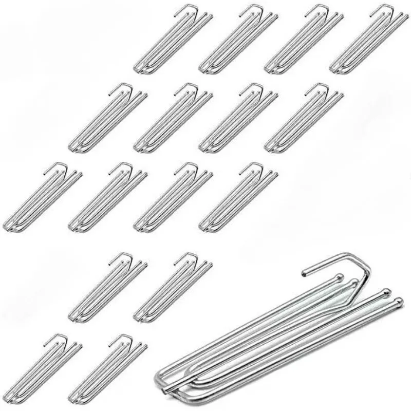 Four Prong Curtain Clips 78 pcs, Creates Beautiful Pleats, Firm Non-Shift Hold, for Bathroom Window Panel