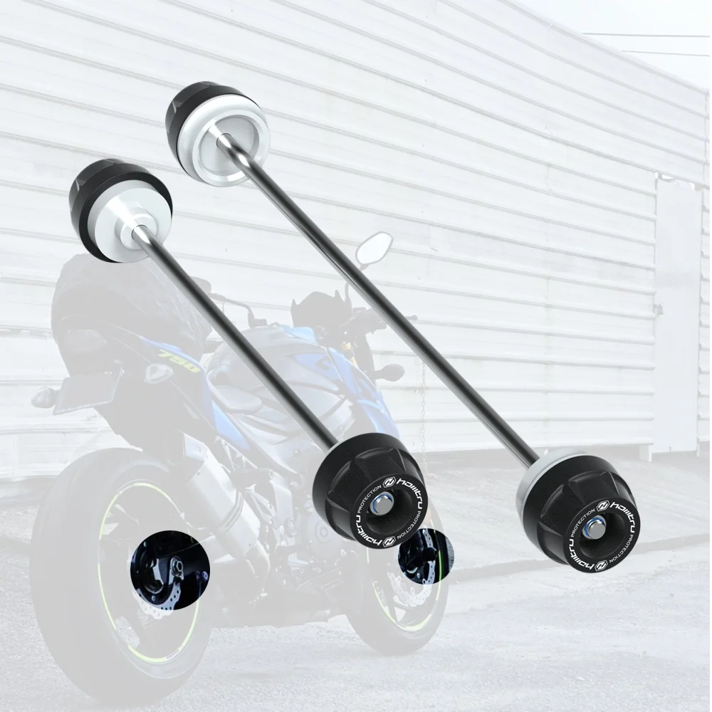 For Suzuki GSX-S750 GSX-S750Z 2018-2021 Motorcycle Front Rear Axle Fork Crash Slider Wheel Protector