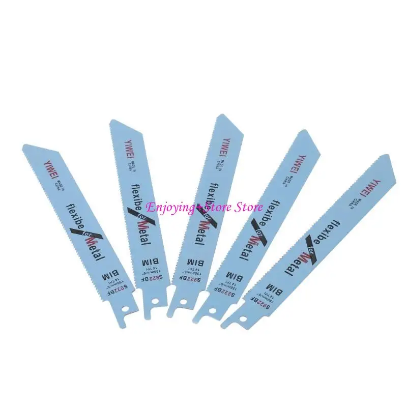 G6DA 5 PCS 152mm المتبادل المتبادل شفرة SWAND S922BF 2608656014 لقطع الخشب المعدني