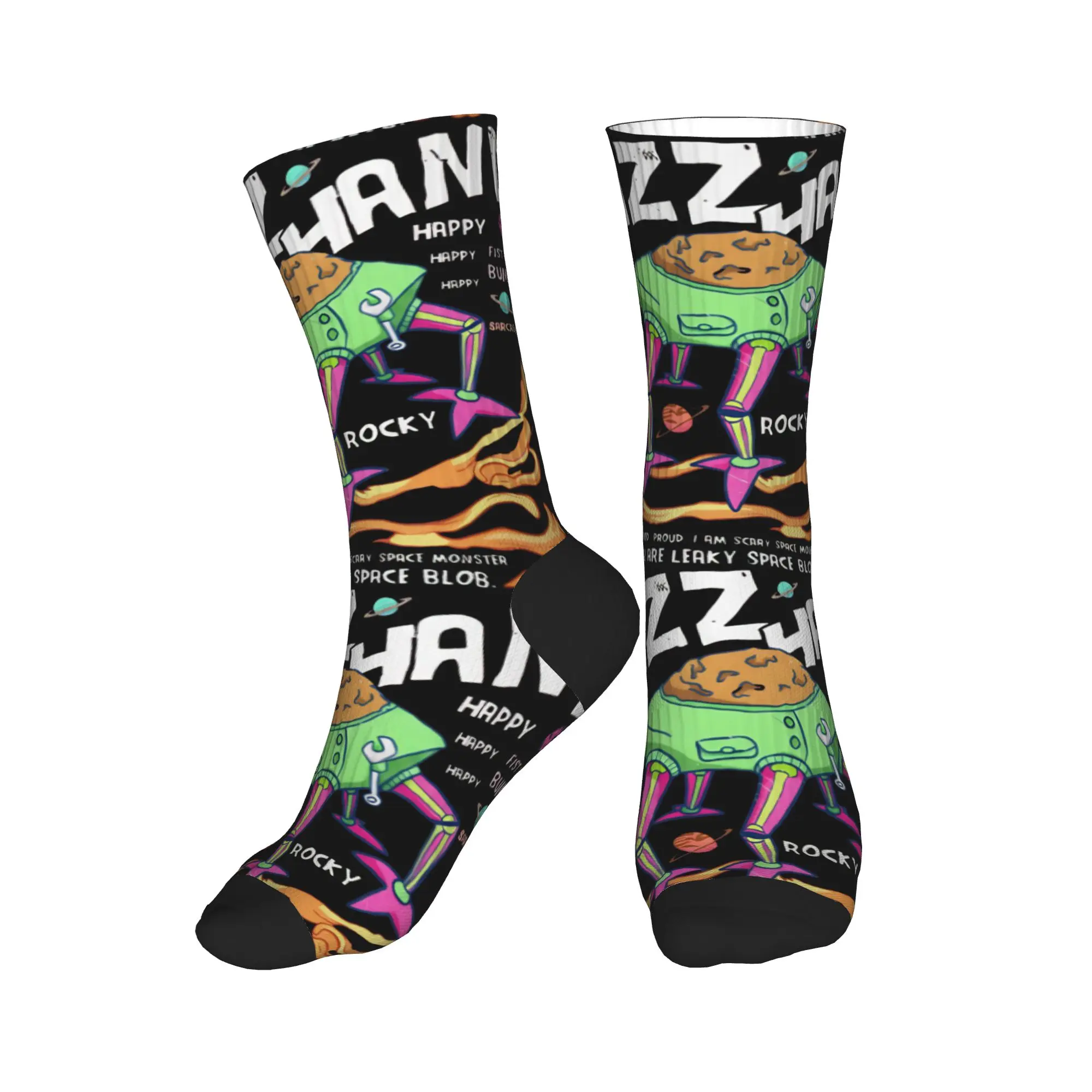 Project Hail Mary Movie Jazz Hand Socks  Non Slip Stockings Adults Men Comfortable Running Socks Winter Trendy Printed Socks