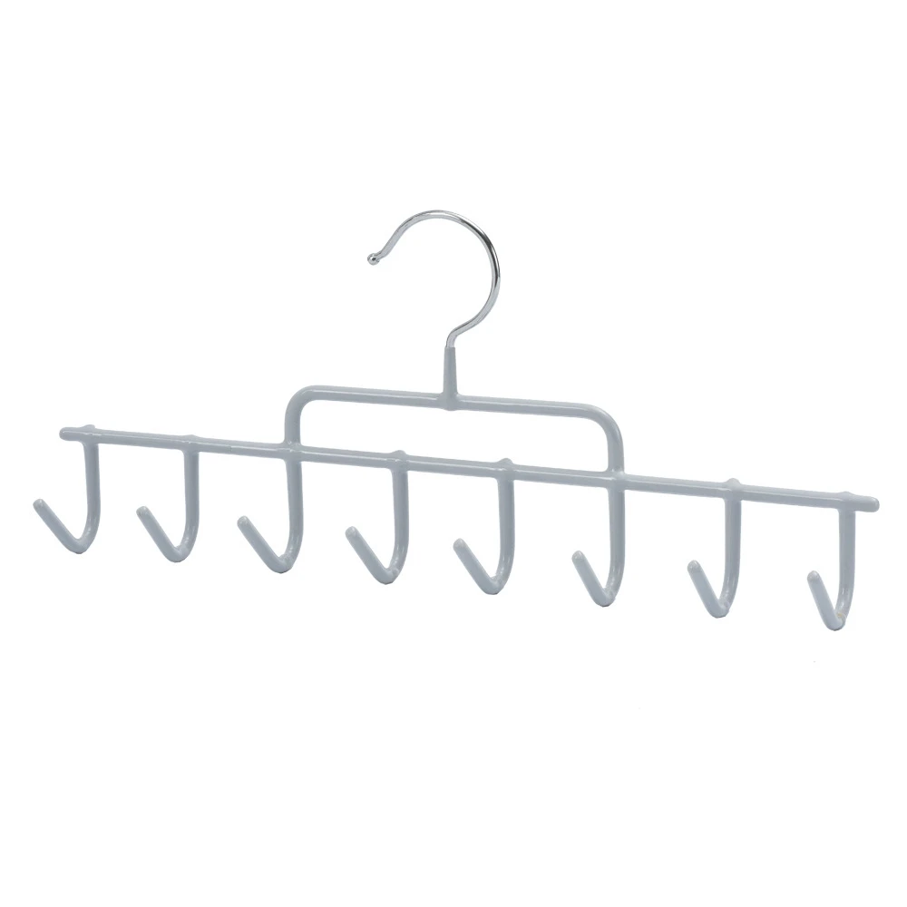 Storage Rack Household Iron Simple Multifunctional Key Holder Scarf  Rack Hanger Smooth Plating Surface Scarf Storage Hanger