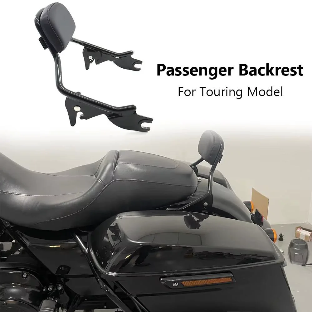 

Motorcycle Sissy Bar Detachable Passenger Backrest For Harley Touring CVO FLHR Road Street Electra Glide 2014-2023 Accessories