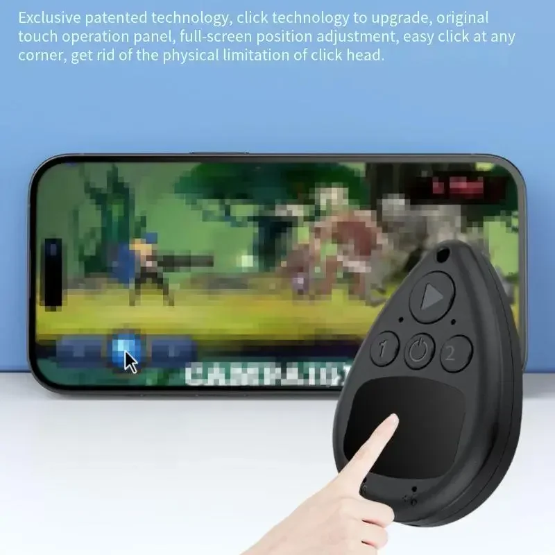 Wireless Auto Clicker for Mobile For Gaming Simultaneous Control of Two Devices Compact 65mm Design for Easy Carrying