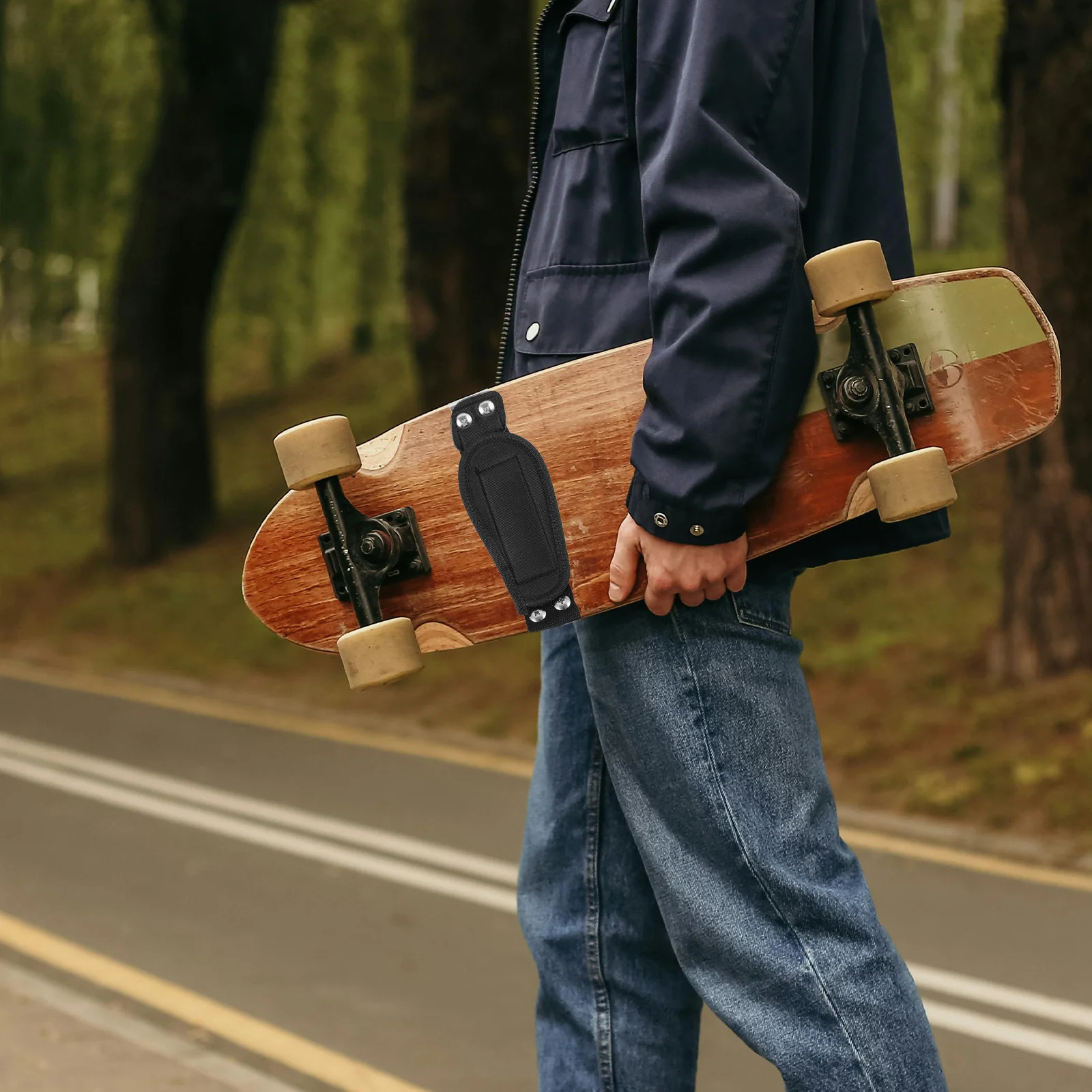 

1 Pair Outdoor Electric Skateboard Feet Band Adjustable Foot Fixing Belt For Skateboard Parts Lightweight Stable Strap