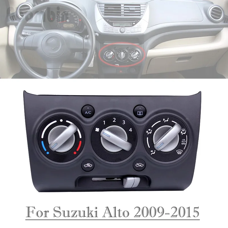 Auto Manual Air Conditioning Control Temperature Defroster Control Switch AC Switch Panel For Suzuki Alto 2009-2016