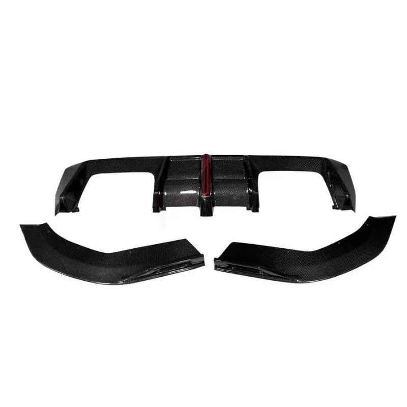 

Suitable for BMW M3 M4 G80 G82 G83 AE Model Dry Carbon Fiber Lip Diffuser with Lights Rear Corner