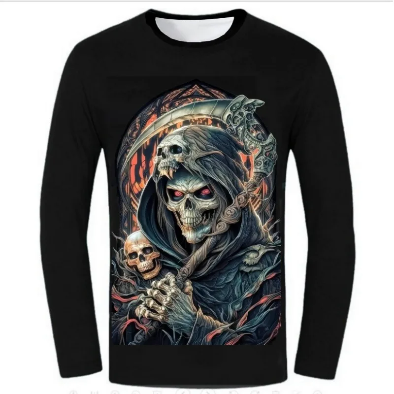 2025 футболка для езды на мотоцикле с 3D принтом, быстросохнущая, дышащая, для мужчин и женщин, для занятий спортом на открытом воздухе, с длинным рукавом