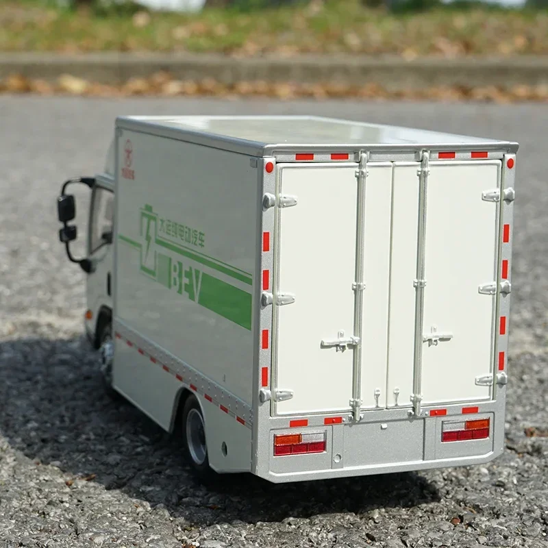 Modello di camion elettrico pressofuso Dayun E3 di alta qualità 1:24, camion di consegna leggero da collezione per regalo